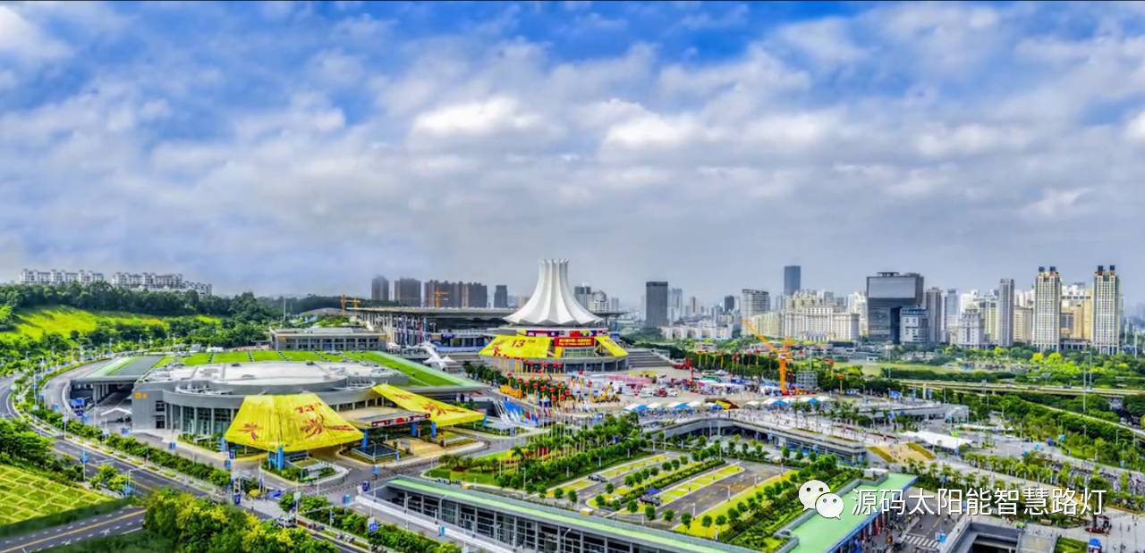 太陽能路燈，太陽能路燈廠家，太陽能平板燈，東盟博覽會(huì)